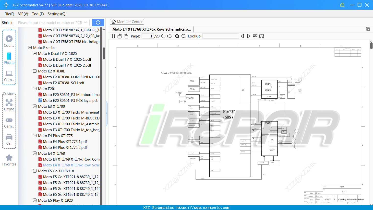 Motorola Moto E4 XT1768 XT176x Row_Schematics